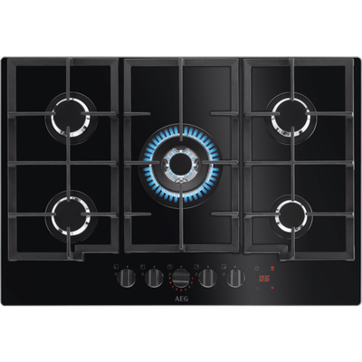 AEG 8000 Flamelight - gaskookplaat, 75 cm HKB75450NB