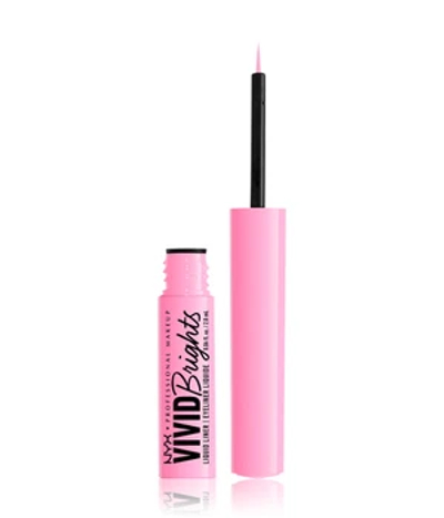 Nyx Professional Makeup - Vivid Brights Liquid Liner - Pink Liquid Eye Liner - Sneaky Pink