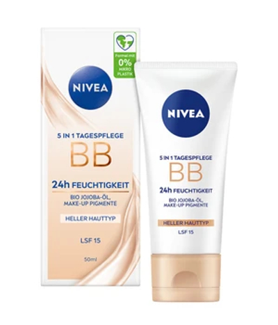 NIVEA 5in1 BB Heller Hauttyp LSF 15 BB Cream 50 ml