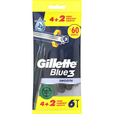 Gillette Blue wegwerpmesjes - 6 stuks