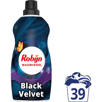 Robijn Black Velvet  wasmiddel zwarte was - 1,19 wasbeurten