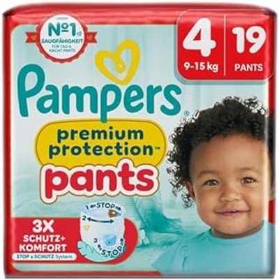 Pampers  luierbroekjes maat 4 - 19 stuks