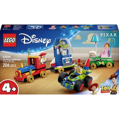 LEGO® DISNEY 43264 Partytrein en de auto RC van Toy Story