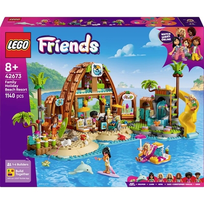 LEGO® FRIENDS 42673 Familie vakantie in de strandtoevlucht