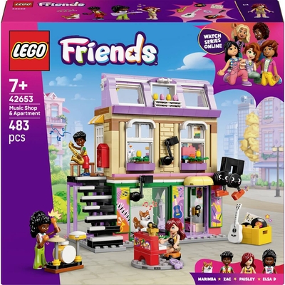 LEGO® FRIENDS 42653 Muziekwinkel & woning
