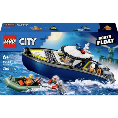 LEGO® CITY 60456 Achtervolging in de politieboot