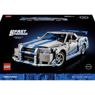 LEGO® TECHNIC 42210 2 bijna 2 Furious Nissan Skyline GT-R (R34) Flitzer