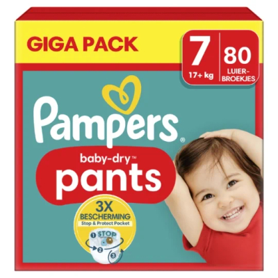 Pampers Baby Dry Pants  luierbroekjes maat 7 - 80 stuks
