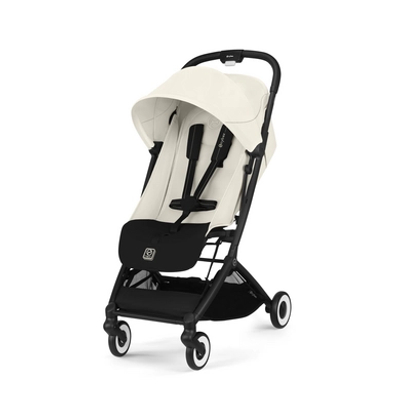 cybex GOLD Orfeo kinderwagen Black Canvas White