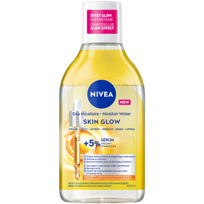 NIVEA Skin glow micellair water Oog make-up remover 400 ml