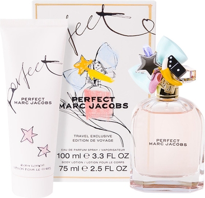 Marc Jacobs Perfect Giftset - 100 ml eau de parfum spray + 75 ml bodylotion - cadeauset voor dames