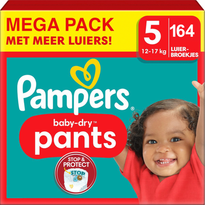Pampers Baby Dry Pants  luierbroekjes maat 5 - 164 stuks