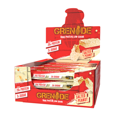 Grenade Protein Bars White Chocolate Salted Peanut - 12 repen