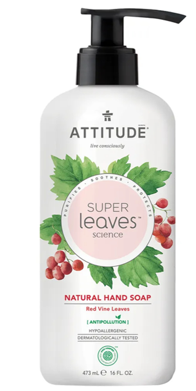 Attitude Super Leaves Handzeep Red Vine Leaves 473 ml