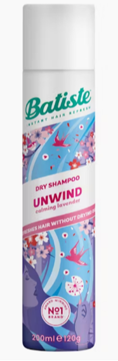 Batiste Unwind Dry Shampoo Calming Lavender 200 ml