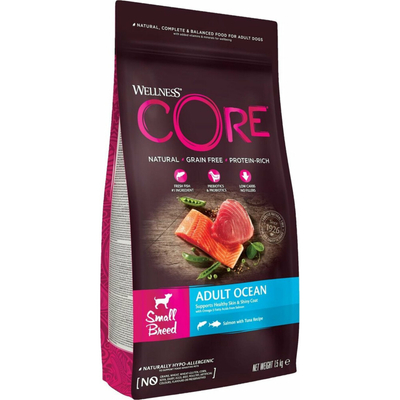 Wellness CORE Adult Ocean Small-Breed - Hondenvoer 1,5 kg - hondenbrokken
