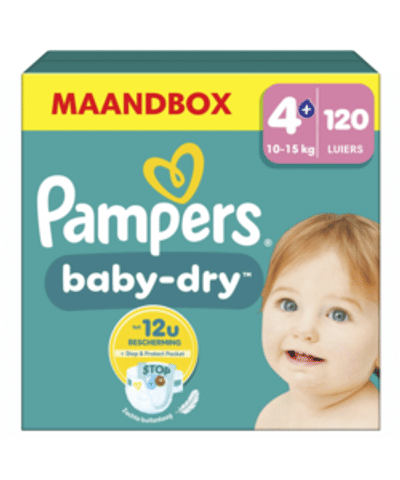 Pampers Baby Dry  luiers maat 4 plus - 120 stuks