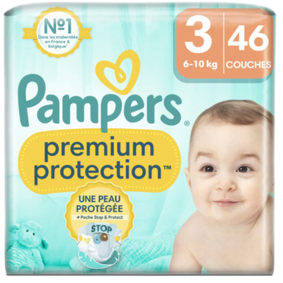 Pampers Premium Protection  luiers maat 3 - 46 stuks