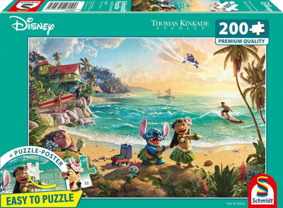 Schmidt Spiele Disney - Lilo & Stitch - Eco-Friendly - 200 Teile.