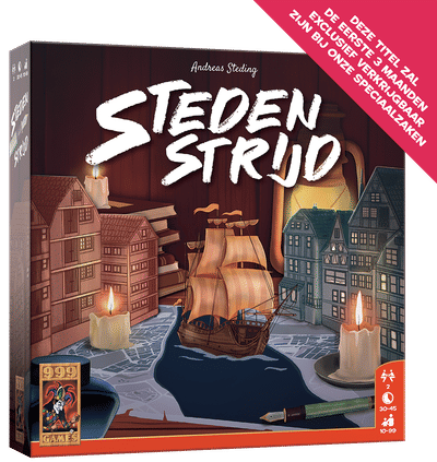 999 Games Stedenstrijd - Strategisch Tweespelerspel - 999 Games