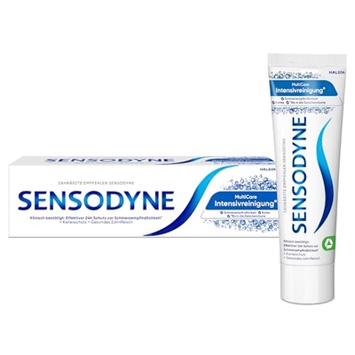 Sensodyne MultiCare Intensieve reiniging° Tandpasta, 75 ml, dagelijkse tandpasta met fluoride, voor pijngevoelige tanden