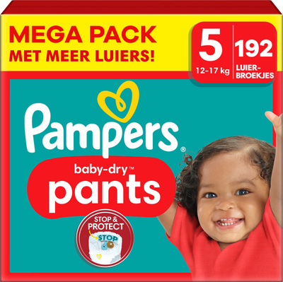 Pampers Baby Dry Pants  luierbroekjes maat 5 - 192 stuks