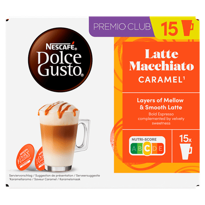 Nescafe Dolce Gusto latte macc caramel koffiecups XL - 15 stuks