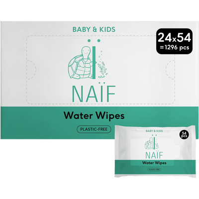 Naif Water billendoekjes - 1296 stuks