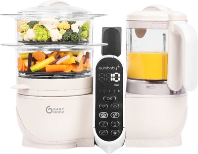 Babymoov Nutribaby Plus Mineral Beige 6-in-1 Keukenmachine A001135