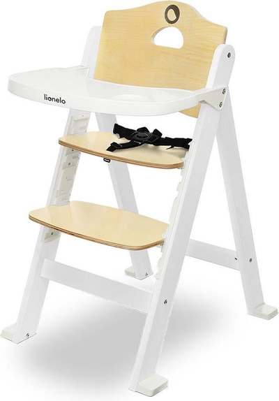 Lionelo Floris - Kinderstoel - berkenhout - 4-traps verstelling - tot 40kg