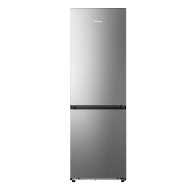 Hisense RB3K330SAIC - Vrijstaande koel-vriescombinatie - 185 cm hoog - 330 liter - Energielabel C - Geluidsniveau 35 dB - LED Display - SuperCool - FastFreeze - Deuralarm - Kinderslot - Interverter Compressor - ConnectLife