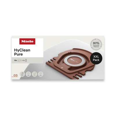 Miele XXL HyClean Pure CO Stofzak - 16 stuks