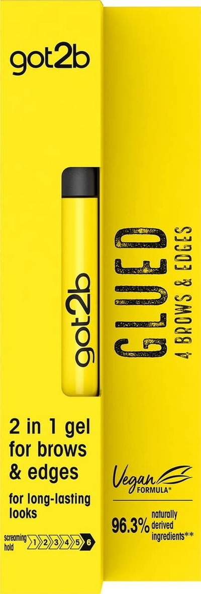 Got2b 2in1 Gel For Brows & Edges - Haarstyling - Wenkbrauwpotlood - Sneldrogende en Transparante - Stijl en Fixeer - 16 ml