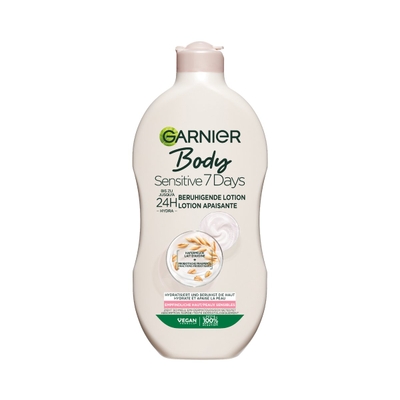 Garnier Body Sensitive 7 Days Verzachtende Bodylotion met Havermelk en Probiotica - Hydrateert de huid - 6x 400ml