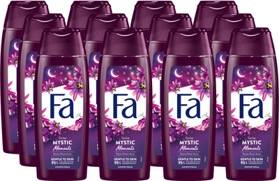 Fa Showergel - Mystic Moments - Geur van Passiebloem - Douchegel  - 12 x 250 ml