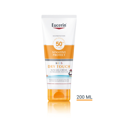 Eucerin Sun Protection Sensitive Protect Kids Dry Touch Sun Gel-Cr&egrave;me SPF 50+ | 200 ml