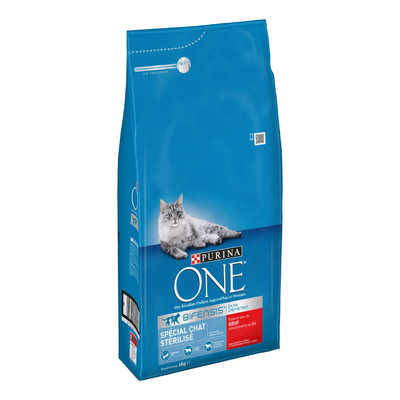 6 kg Purina One Gesterilized Rundvlees Droog Kattenvoer - kattenbrokken
