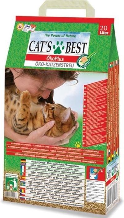 Cat's Best Öko Plus Kattenbakvulling - 20 liter