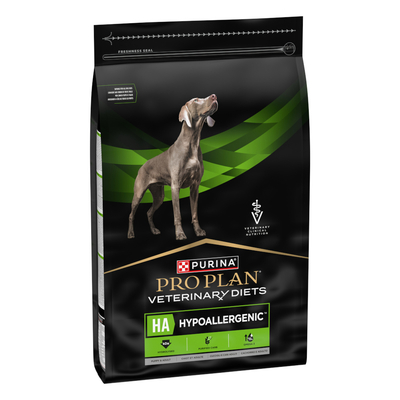 Purina Pro Plan Veterinary Diets - HA Hypoallergenic hondenvoer - Dubbelpak: 2 x 7 kg - hondenbrokken