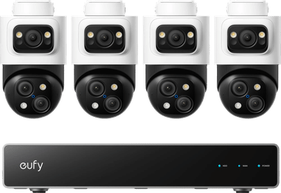 Eufy PoE Security System + NVR + S4 4-Pack
