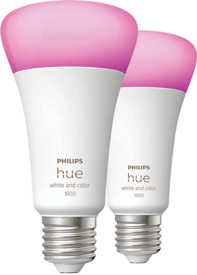 Philips Hue White and Color E27 1600lm 2-pack