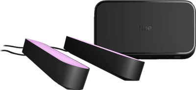 Philips Hue Play Lichtbalk Zwart 2-pack + HDMI Sync Box 8K