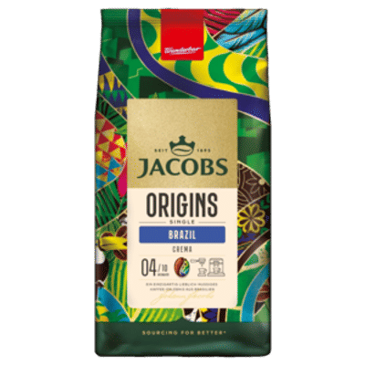 Jacobs koffie Jacobs Origins Braziliaanse koffiebonen 1000 gram Koffiebonen