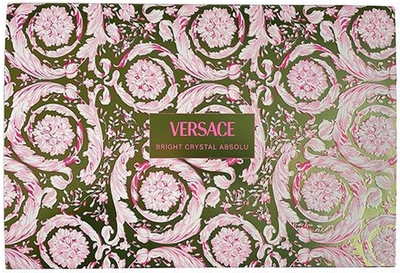 Versace Bright Crystal Absolu Gift Set EDP 90ML + SG 100ML+ BL 100ML + small Beauty Case
