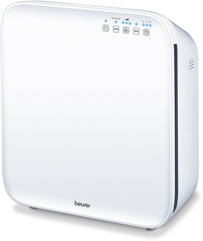 Beurer LR 310 Luchtreiniger – 3 x Filter: voorfilter + HEPA H13 filter + actief koolfilter en UV licht – Tot 54 m² - PM 2.5-sensor – Timer – 3 Ventilatorstanden – Automatische stand - 3 Jaar garantie