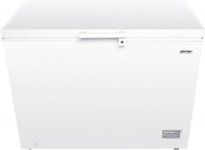 MPM Vrijstaand Vrieskist – 287 L – Snelvriesfunctie – Winterbestendig – LED-verlichting – Met slot – Energieklasse E – Wit