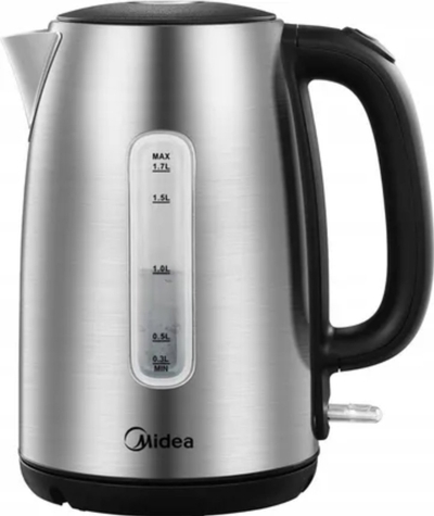 Midea Waterkoker MK-17S30B2-E5 - 6 kooktemperaturen - 1.7L - RVS