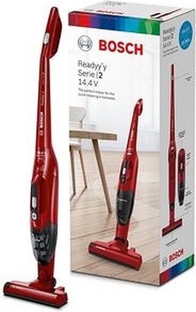 Bosch Serie 2 BBHF214R - draadloze steelstofzuiger - Zakloos - Rood
