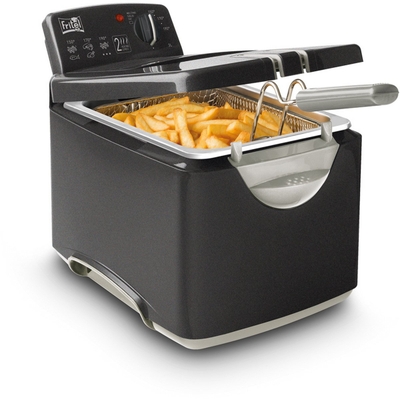 FRITEL Friteuse Turbo SF® 4179 - Frituurpan / Frituurketel - 3L - 2400W - Filter + Kijkvenster - 2 tot 4 Pers. - Vast deksel - Olie + Vast Vet