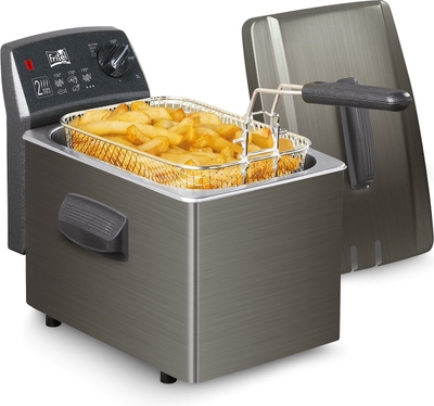 FRITEL Friteuse Turbo SF® 4368 - Frituurpan / Frituurketel - 4L - 3200W - Antistofdeksel - 3 tot 5 Pers. - Olie + Vast Vet